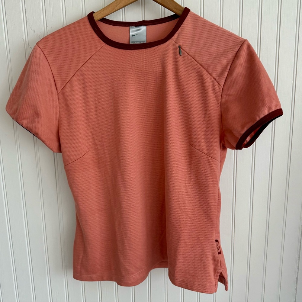 Nike Running Top Size Small Orange Coral